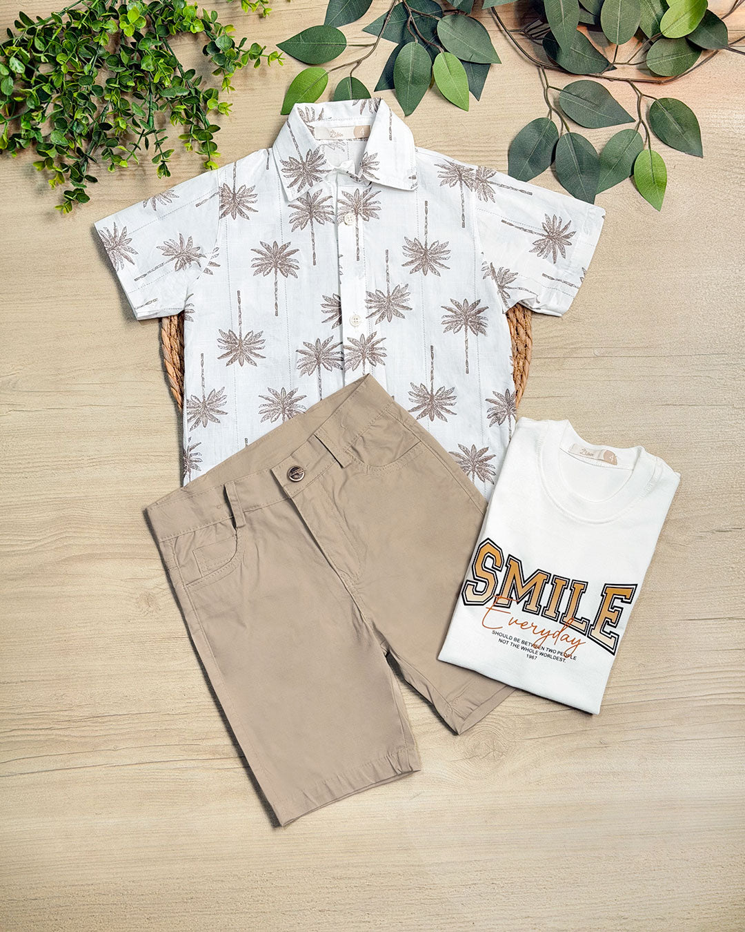 CONJ 3 PIEZAS SMILE & PALMS - Blein Cod. 418995