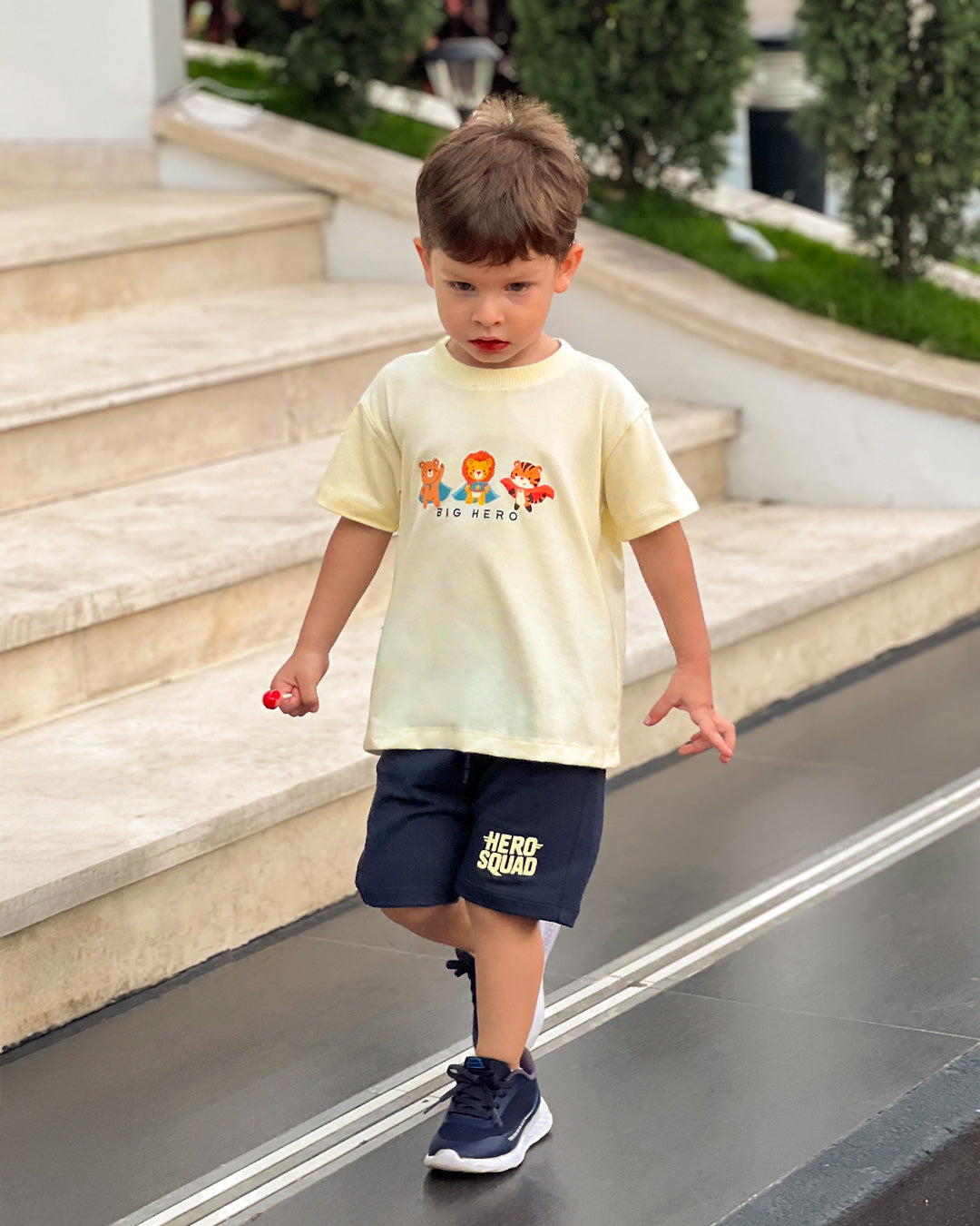 Conjunto Bermuda Superheroes - Blein Cod.421896