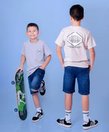 Conjunto niño camisa en algodón estampado everyday con bermuda jean