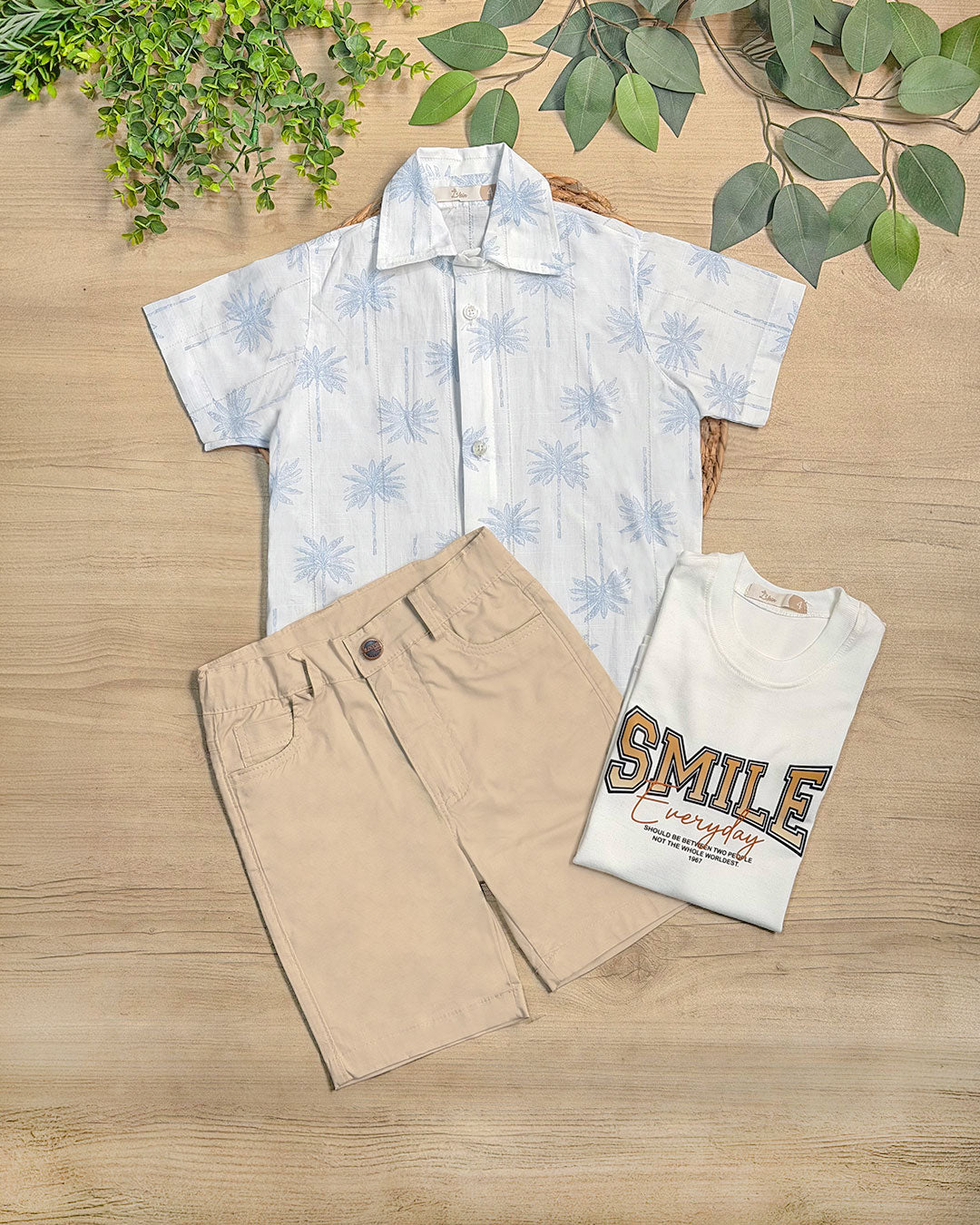 CONJ 3 PIEZAS SMILE & PALMS - Blein Cod. 418995
