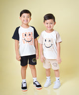 Conjunto niño con camisa en manga ranga burda algodón